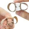 1/2Pcs Double Hole Toe Separator Bunion Corrector Hallux Valgus Orthosis Pedicure Foot Care Toe Straightener
