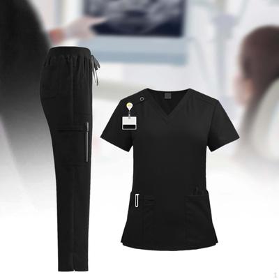 Γυναικείο Σετ Στολής Scrub Ρούχα Εργασίας Νοσηλευτή για Ινστιτούτο Ομορφιάς Περιποίηση