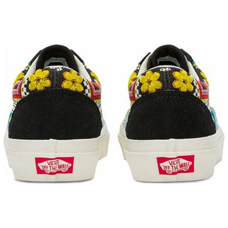 Vans Old Skool 36 Dx Low Top Skate Shoes Unisex sneaker Black White Yellow VN0A4BW3F3H