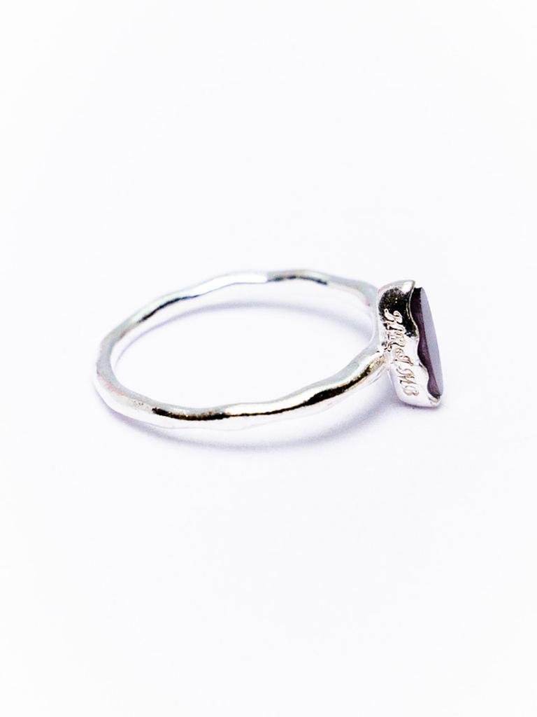 Harang Hr 175R_Amethyst Cats Eye Ring(Oval)