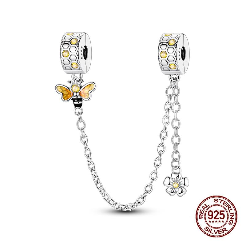 Autumn New Copper Brown Maple Leaf Pumpkin Bee Charms Bead Fit 3Mmoriginal Bracelets Diy Jewelry Warm Gift