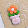 Cute Cartoon Plant Pot Resin Shoe Buckle & DIY Jewelry Hair Clip Accessories.