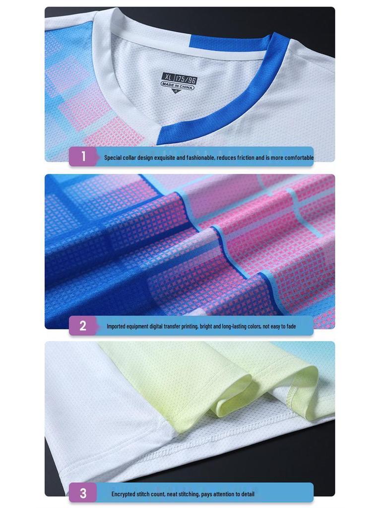 Custom Printed Badminton & Tennis Training Uniforms