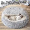 1 Stück Katzennest Winter warm kaltes Nest kleiner Hund Hundeschale Winter halbgeschlossen Herbstmatte warme Katze Bett