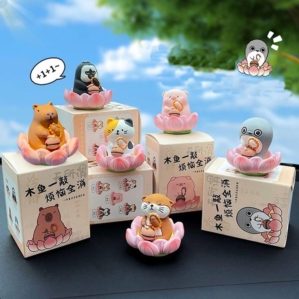 Resin Miniature Figurines Cute Cartoon Car Interior Decoration New Ornament