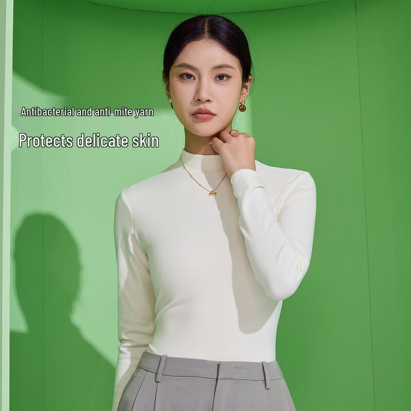 LANGSHA Damska dopasowana termiczna warstwa bazowa z golfem