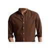 Polo Ralph Lauren Logo Solid Color Single-Breasted Loose Long Sleeve Shirt Men Shirts Chocolate MNPOWOV16823852-200