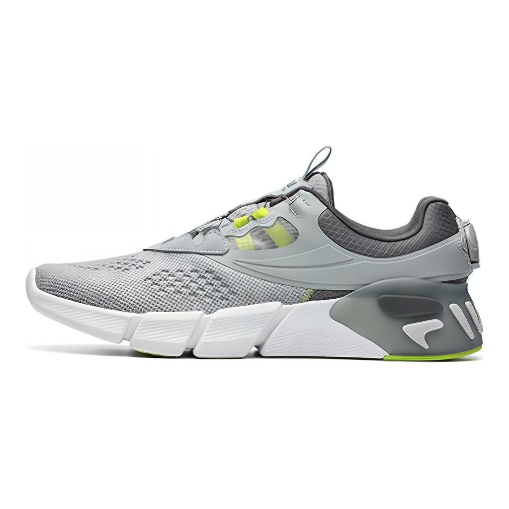 Fila Mind Bender 2 BOA Fabric TPU Comfortable Fitness Low-Top Training Shoes Men Sneaker High-Contrast-Gray A12M142120FHR