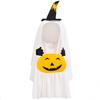 Ghost Dog Costume Hat & Cloak with Candy Bag Spooky Cute Breathable Trick or Treat Pet Costume Photo Prop Pet Cosplay Gear