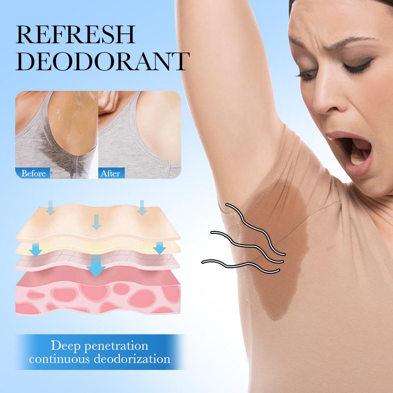 Kojic Acid Whitening Bead Antiperspirant Lotion SADOER Perfume Antiperspirant Portable Ball