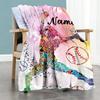 Softball Enthusiast64 Customize Your Name Blanket Throw Personalized Blanket Soft & Cozy for Bed Seaside Livingroom Picnics Ideal for All Seasons