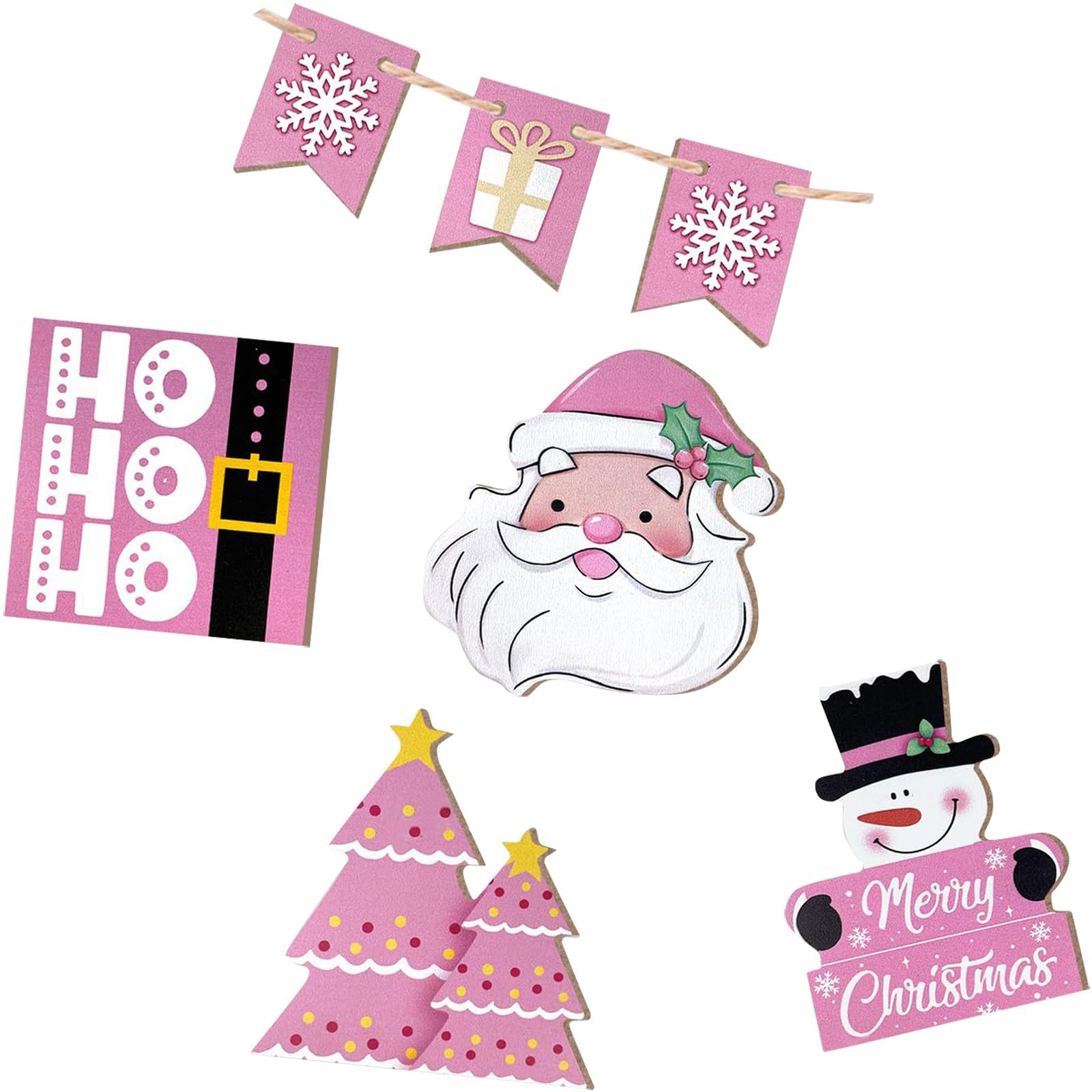 

3D Tray Decoration Ornaments Christmas Snowman Wall Decoration Wall Christmas Holiday Home Decoration One Size