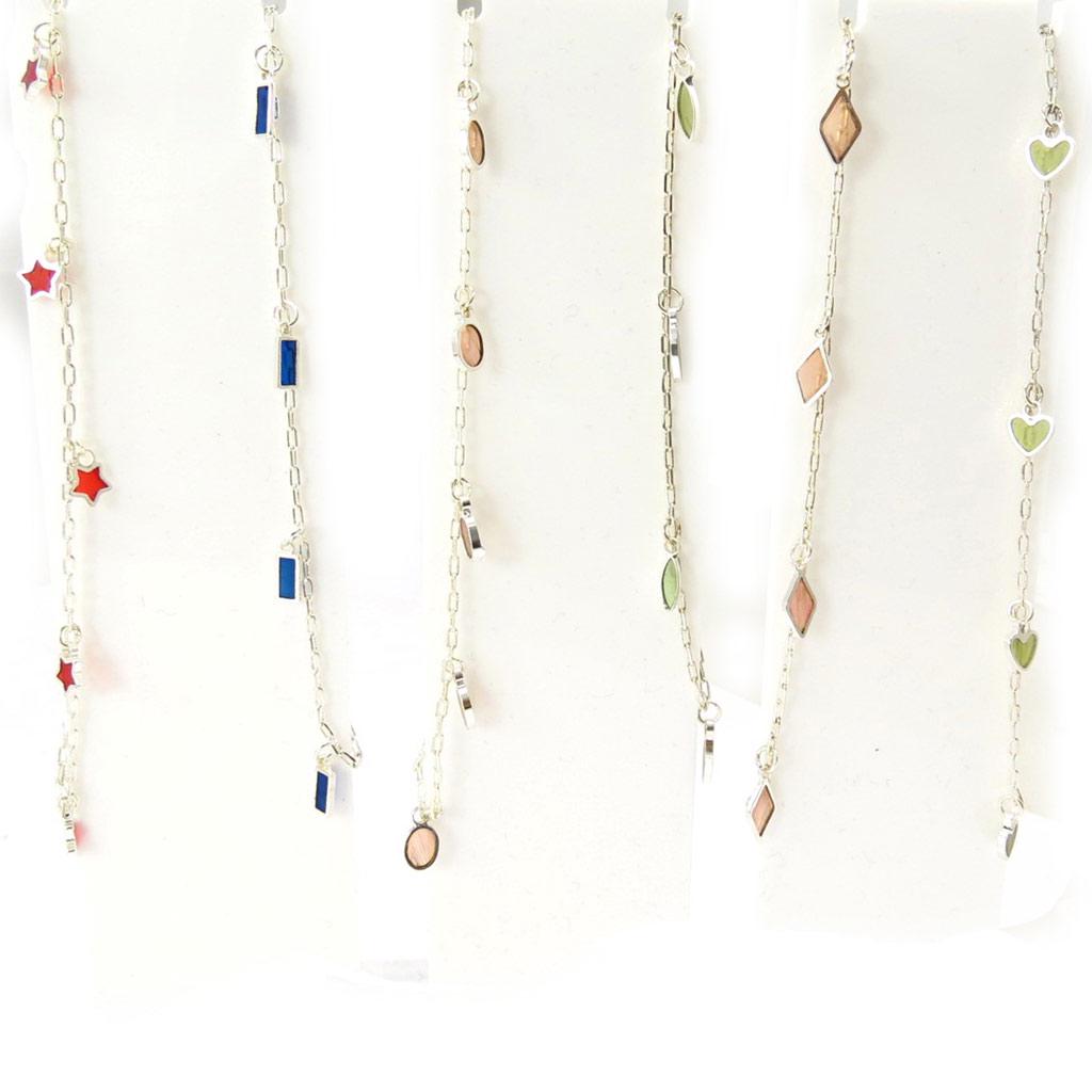 Les Trésors De Lily [K3286] – Set mit 6 „Coloring“-Tutti-Frutti-Knöchelketten