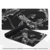 Large Gaming Mouse Pad Black and White Koi Fish Peony Chinese Art Non-Slip Keyboard Desk Mat for PC Gamer Extended Mousepad