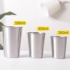 Stainless Steel Cold Drink Cup, Stainless Steel Water Cup, Not Easy To Break, Stackable, Reusable, Suitable For Children'S Trave