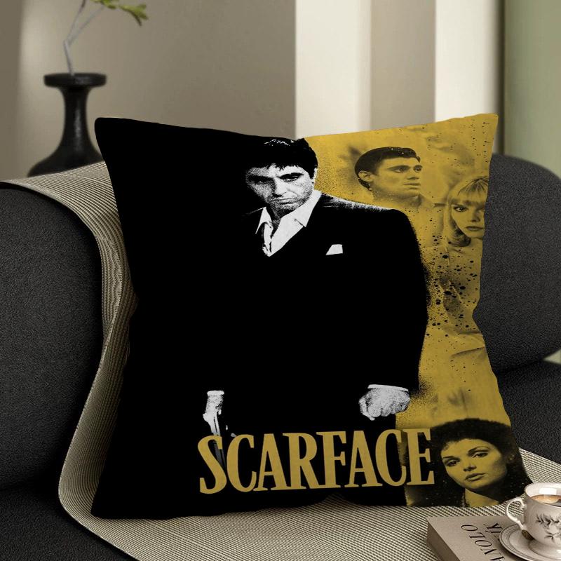 Scarface Stitch Lucky Dragon Pillow Cover Sofa Cushion Cover Home Room Decoration Children Gift