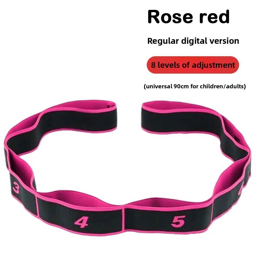 8/10/12 Grid Yoga Stretch Band Flexible Multi-stage Dance Stretch Band Adjustable Stretching Training Belt 3