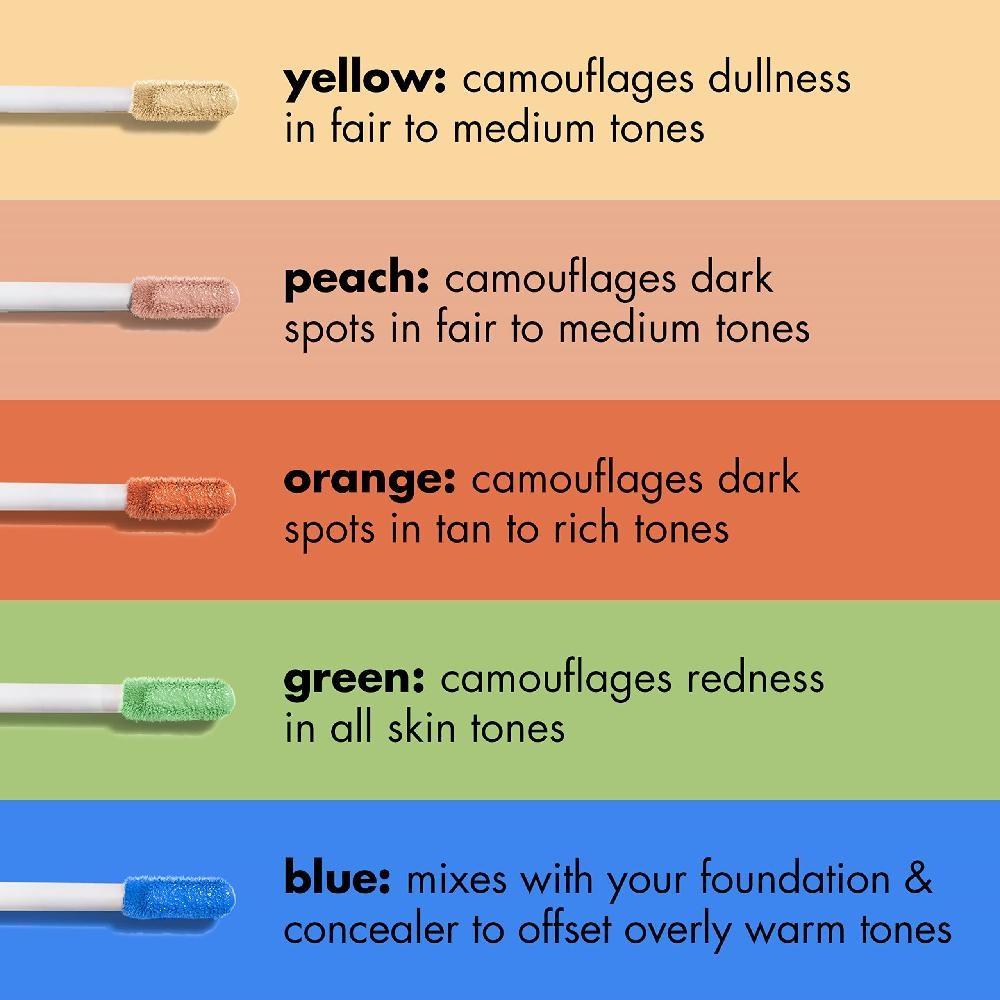 e.l.f. Camo Color Corrector Hydrating Long-lasting Color Corrector Camouflage Discoloration Dullness Redness Vegan Cruelty-Free Orange