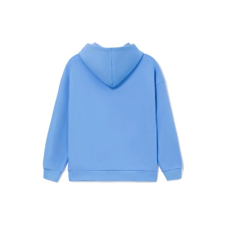 Li Ning Sweatshirts Unisex Blue Hooded Moderate Regular AWDRF51-2
