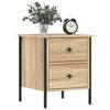 VidaXL Bedside Table Sonoma Oak 40x42x50 Cm Engineered Wood 825985