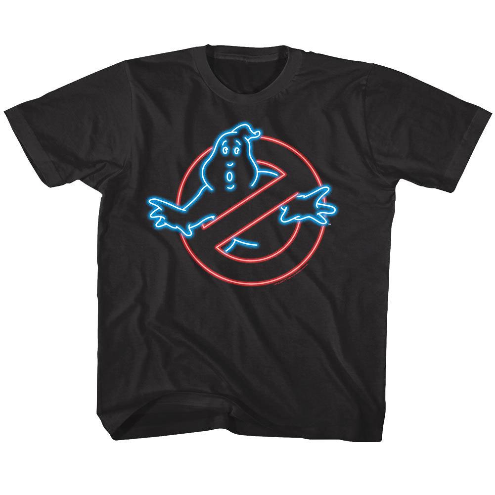 Ghostbusters Neon No Ghost Symbol Icon Kids T Shirt Toddler Baby Boy Girl Youth XXXXL