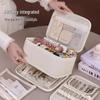 MDNG Double-Layer PU Makeup & Jewelry Storage Bag