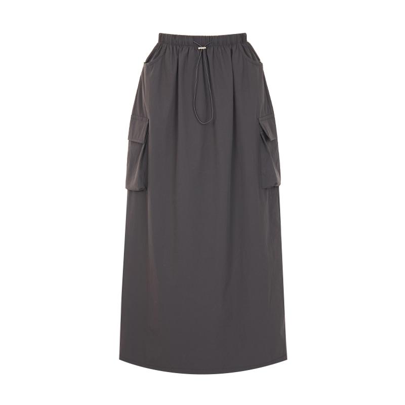SELLY'S Out-Pocket Elastic Cargo Skirt_I6B-Csk019
