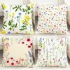 Moda S-SS Bahar Yabani Çiçekler Yastık Kılıfı Rahat Çift Taraflı Yastık Kılıfı Araba Kanepe Yatak Odası ve Daha Fazlası İçin İdeal