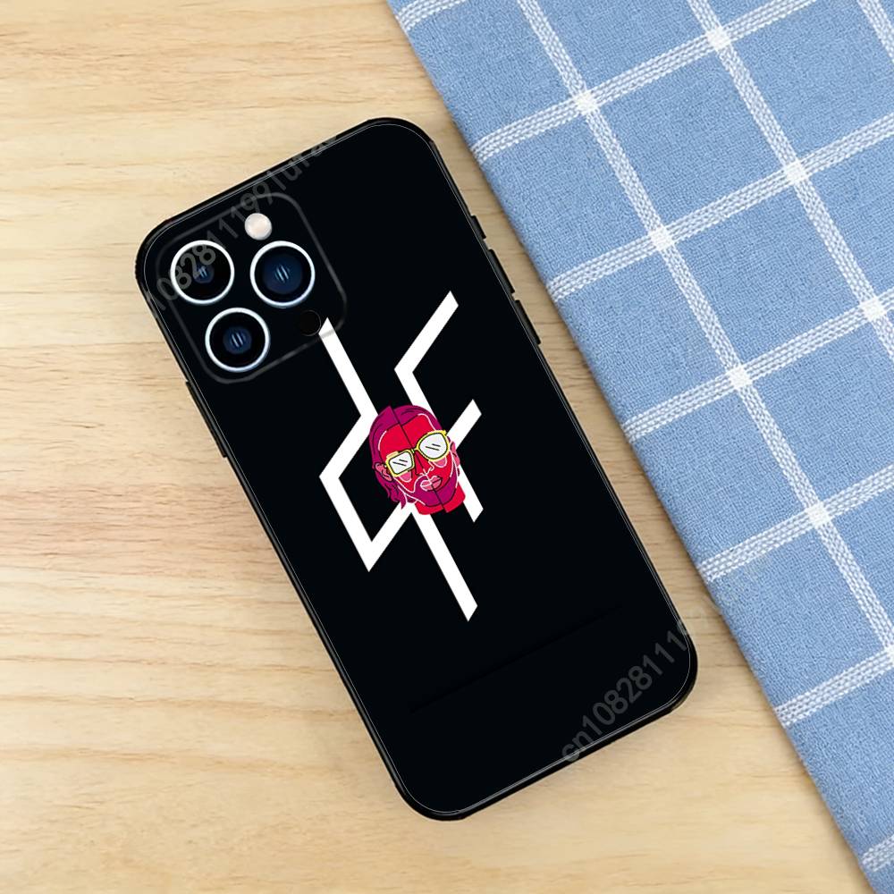 Cool Rapper P-PNL Q-QLF Phone Case for iPhone 17 16 16E 15 14 Pro Plus Air 13 12 11 Max Mini X XR XS TPU Bumper