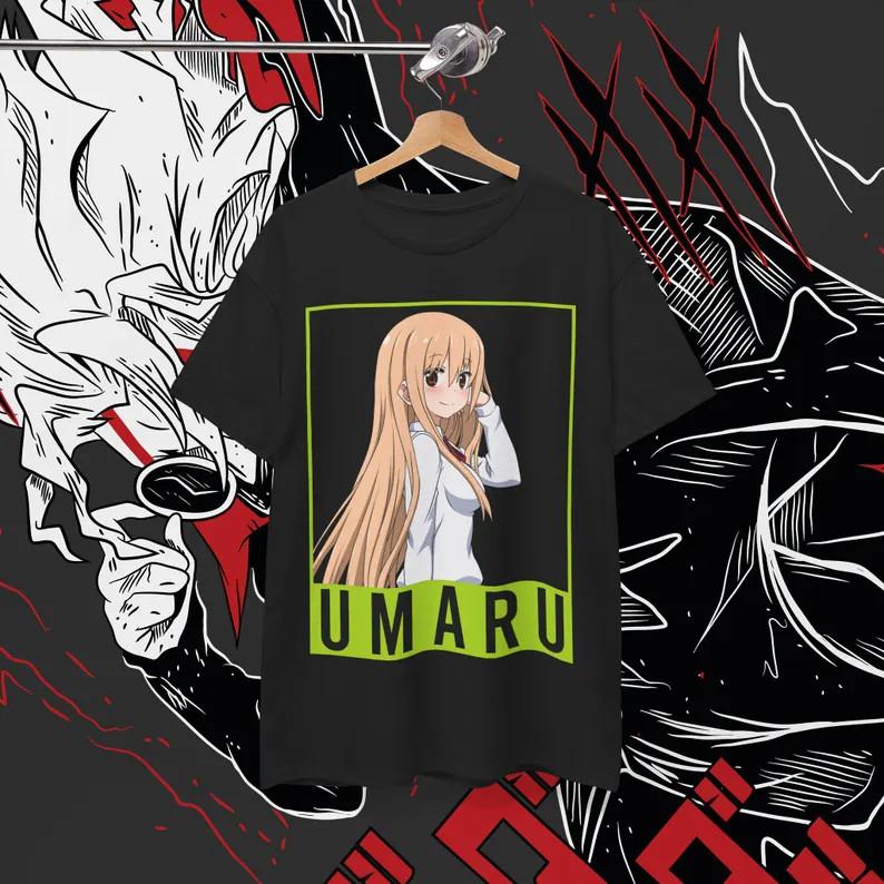 Умару Дома Девушка Аниме Ваифу Косплей Унисекс Футболка Подарок Унисекс 2 Унисекс Футболка XXL