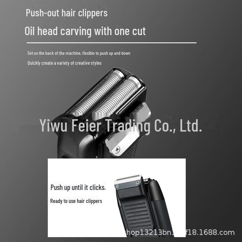 LCD Display Rechargeable Electric Reciprocating Shaver Head