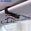 Eyeglass Holder for Car Sun Card Clip with Diamond for Car Windshield Upper Sunglasses Eyeglass Fits Sun Visors up to Clips up to 8mm HZ-MONSTAR
