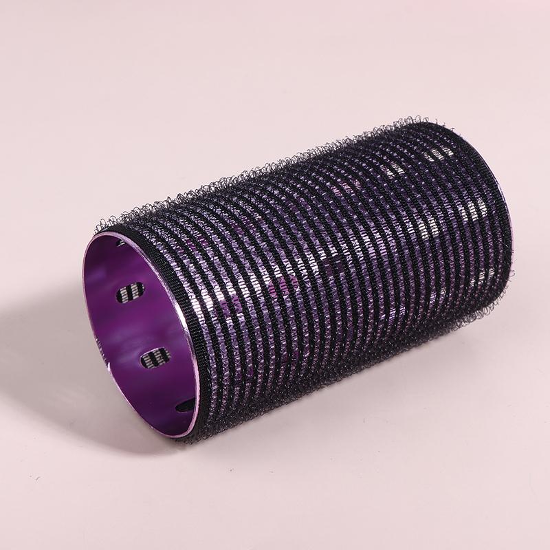 Color Aluminum Core Self-adhesive Hair Roll 5*9cm Pure Nylon Hook And Loop Roller Self Grip Styling Hot Thermal Volume Curler