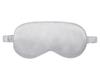 Jenna™ Silk Sleeping Eye Shade Mask Cover for Insomnia, Meditation, Puffy Eyes and Dark Circles Plain Silver