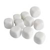 10Pcs Blank Acrylic Dices Cube 16mm Round Six Sided Dices for Board Game, DIY Sticker, Math Counting Teaching
