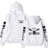 Tokyo Revengers Team Walhalla Double-sided Hoodie, Wing Logo Long Sleeve Pullover Sweatshirt Unisex Anime Hoodie with Japanese Sleeve Print