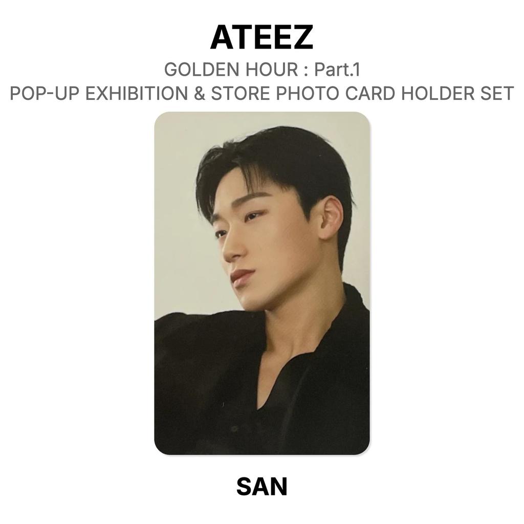 ATEEZ GOLDEN HOUR : Part.1 POP-UP EXHIBITION & STORE PHOTO CARD HOLDER SET Official Photocard