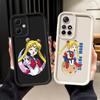 Phone Case for Xiaomi Redmi Note 11s 13 14 Pro Plus 12s 10 11 12 Pro Soft Shell Sailor Moon Anime