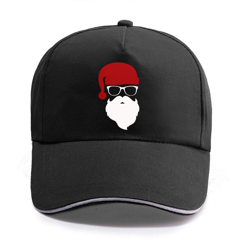 New Santa Father Christmas Festive Custom Funny Baseball Cap Unisex Women Unisex Cotton Hat Snapback Hats Trucker Caps SunHats