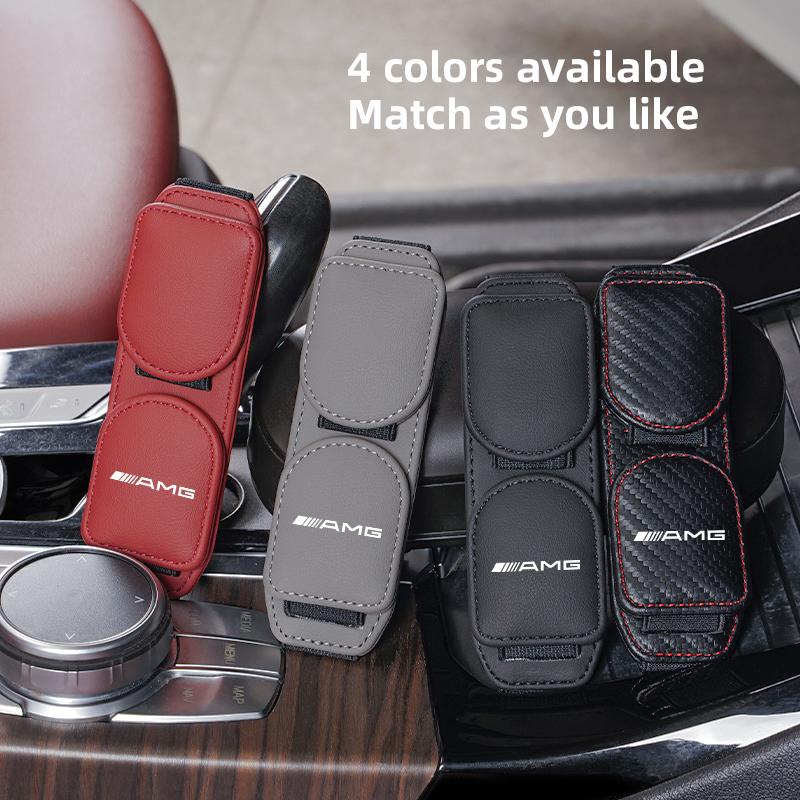 Car Glasses Clip Sun Visor Eyeglasses Sunglasses Holder Auto Interior Accessories For Mercedes Benz AMG A B C E G CLA GLA W211