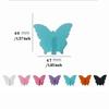 3Pcs Butterfly Wall Hooks Self-Adhesive Iron Hangers for Coats Hats and Keys Cute Decorative Wall Organizer for Bedroom