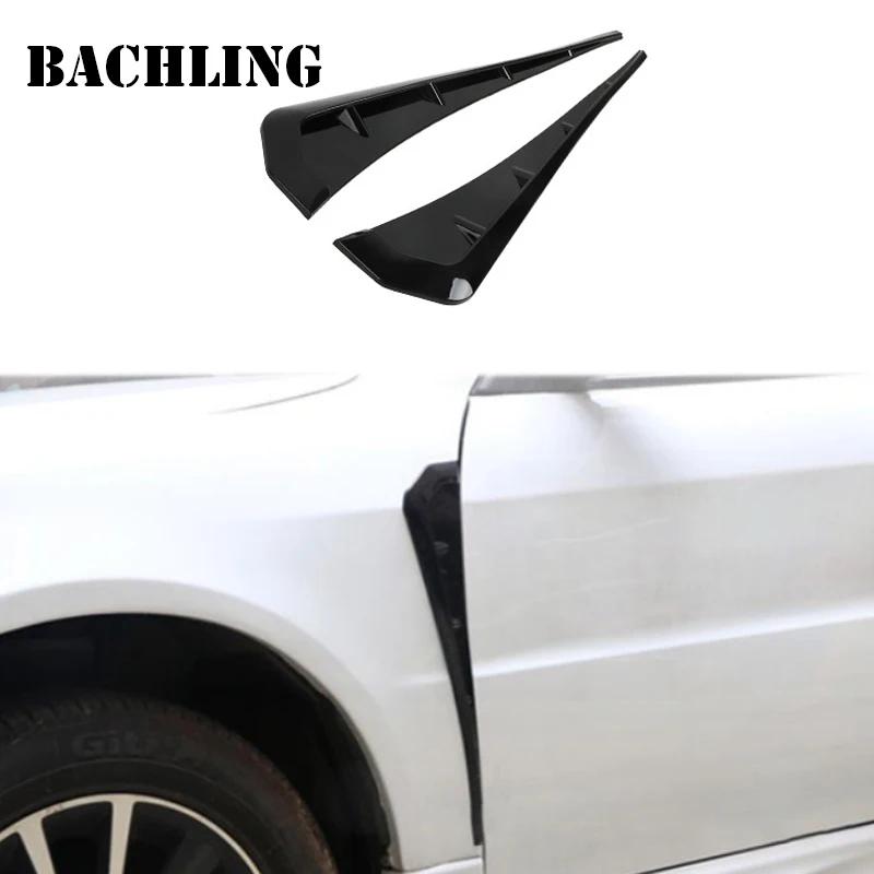 Car Side Fender Universal Side Wing Air Vent Hood Intake Fender Cover Moulding Trim Stickers Hood Intake Sticker Accessorie