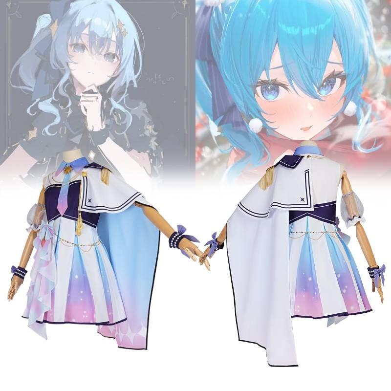 Suisei Hoshimati Cosplay Costume Polyester Fabric Anime Role Play Girl Clothing