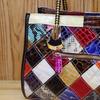 Leather Women'S Handbag Tide Bag Cowhide Snake Sequins Handmade Women'S Bag Crossbody Handbag