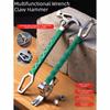 Sheep Horn Connected Multifunctional Hammer Folding Design Universal Wrench  Car Mounted