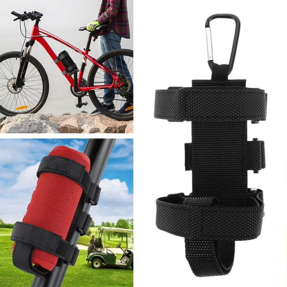 Adjustable Strap Cycling Speaker Mount Bracket Holder Water Bottle Holder Kettle Rack