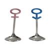Innovative Heart Shaped Couple Spoon 304 Stainless Steel Spoon for Kitchen Home RestaurantBlue Pink Silver