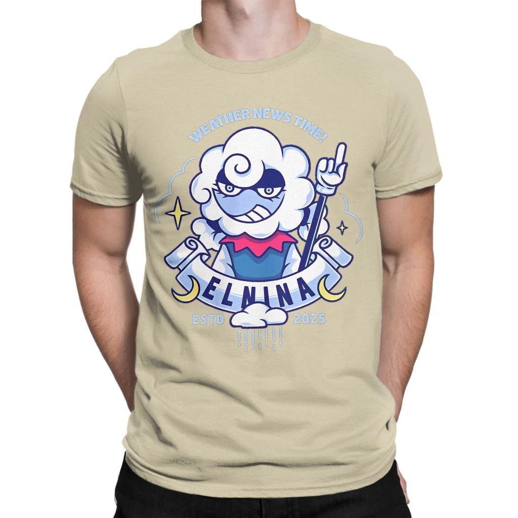 Elnina Deltarune Cotton TShirt For Men Summer Vintage TShirts O Neck Harajuku Tee Shirt Plus Size Hot Sale Clothes
