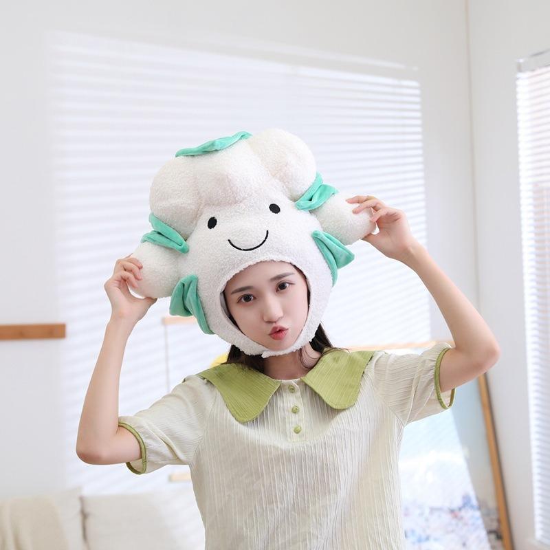 Cauliflower Headgear, Hat, Photo Props, Photo Props, Cartoon Headgear, Performance Props