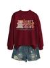 Just One More Chapter: Chic & Versatile Women's Long-Sleeved Sweatshirt
